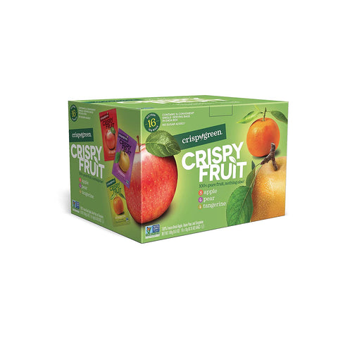 Crispy Green Freeze-Dried Fruit, Single-Serve, Variety Pack, 0.35 Ounce (Pack of 16)